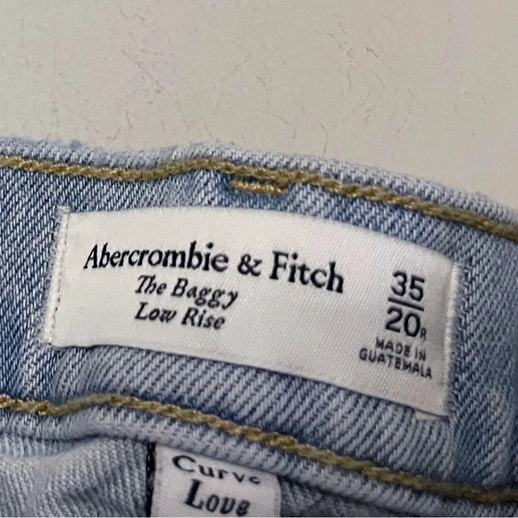 Abercrombie & Fitch baggy low rise jeans casual plus-size stylish - Picture 6 of 10